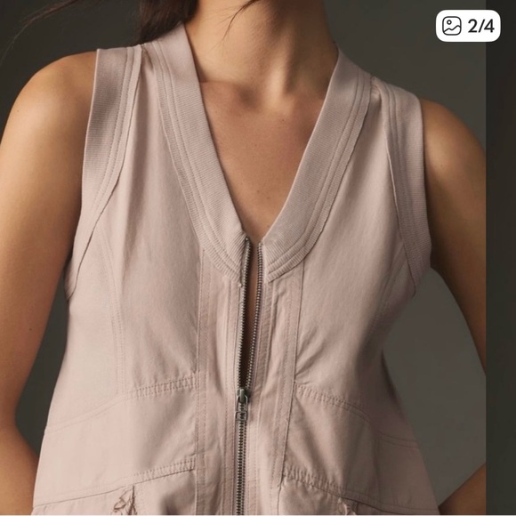 Anthropologie Daily Practice Trek Utility Mini Dress - Picture 3 of 13